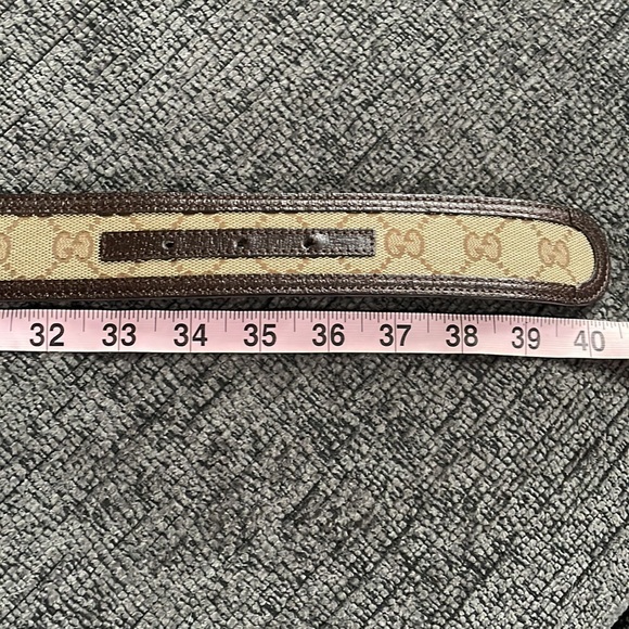 Gucci Supreme Canvas Double GG Belt With Dust Bag - Picture 17 of 17
